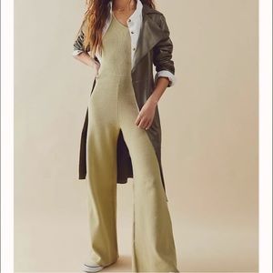 Free People Waverly Jumpsuit Green